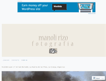 Tablet Screenshot of manolirizofotografia.com